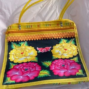 Colorful handmade purse